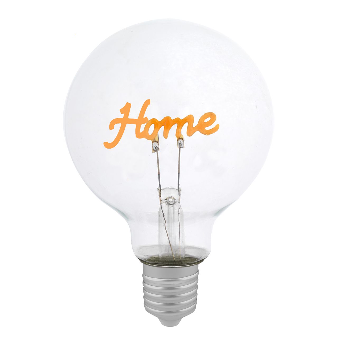 LAMPADA DIAM. 95 TRASPARENTE CON SCRITTA HOME (Accessorio)